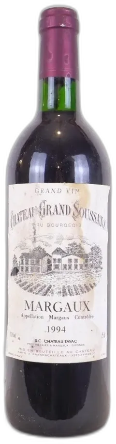 photo du vin Château Grand Soussans