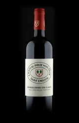 vue du vin Château Pavie-Macquin Saint-Emilion Grand Cru Rouge 2017