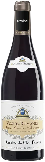 image du vin Vosne-Romanée 1996 les Malconsorts Domaine du Clos Frantin Albert Bichot