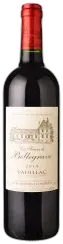 vue du vin les Sieurs de Bellegrave Pauillac Rouge