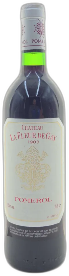 vue du vin Château la Fleur de Gay Aoc Pomerol 2019 Cbox6