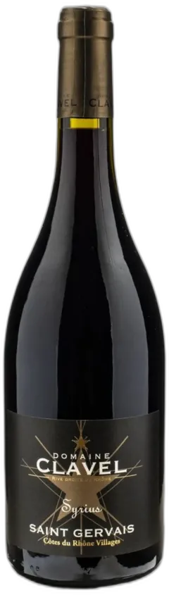 illustration du vin Aop Cotes du Rhone Vill st Gervais Syrius Claire Clavel