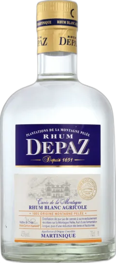 image du vin Rhum Martinique Depaz Blanc Cuvee de la Montagne