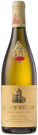 vue du vin Saint-Veran Château Fuissé