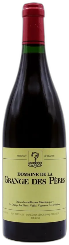 vue du vin Vdp de l’Herault 2018 Domaine de la Grange des Peres