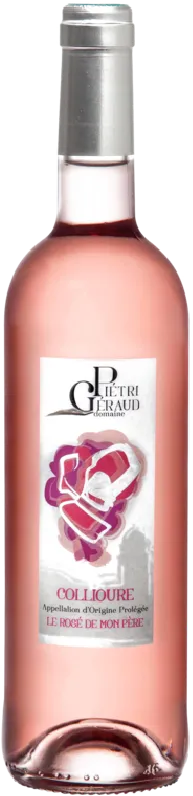 photo du vin Vin Collioure Rosé "le Rosé de Mon Père" Domaine Piétri Géraud