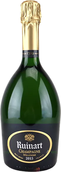 vue du vin Ruinart Cave Découverte r Brut, r Millesime, de Rose