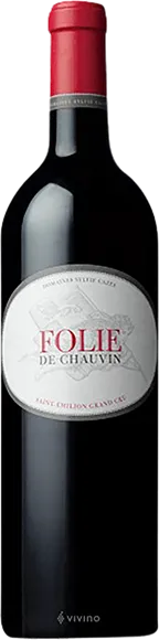 photo du vin Château Chauvin Saint-Emilion Grand Cru Folie de Chauvin Rouge
