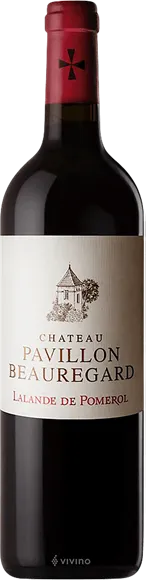 photo du vin Château Pavillon Beauregard Lalande de Pomerol Bio