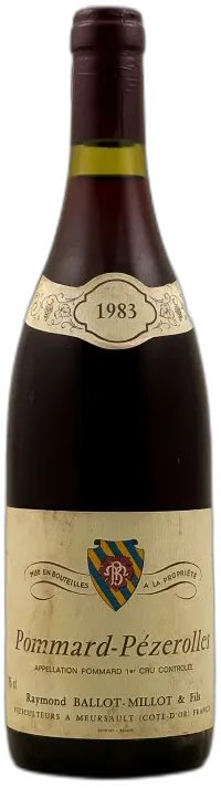 photo du vin Ballot Millot Pommard 1er Cru la Refene 2018