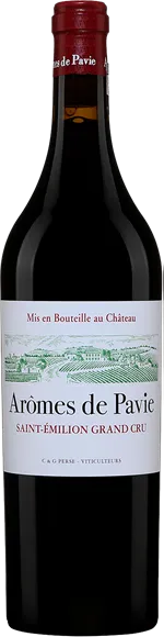 photo du vin les Arômes de Pavie Saint-Émilion Grand Cru Vin de Bordeaux