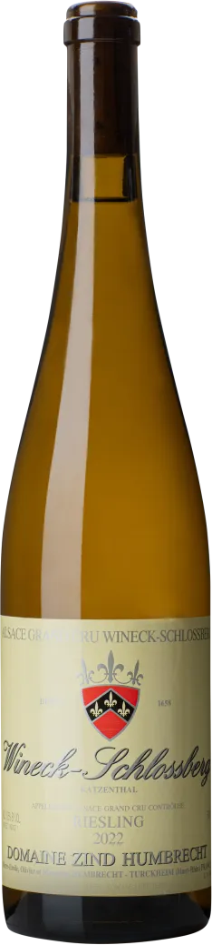 photo du vin Riesling Grand Cru Wineck-Schlossberg Domaine Zind-Humbrecht