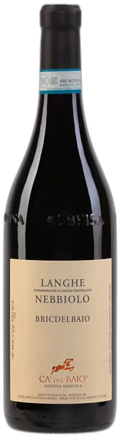 photo du vin Langhe Doc Nebbiolo Red Label ca' Del Baio 2024