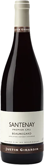 image du vin Domaine Justin Girardin "Clos Rousseau" 1er Cru Santenay Rouge