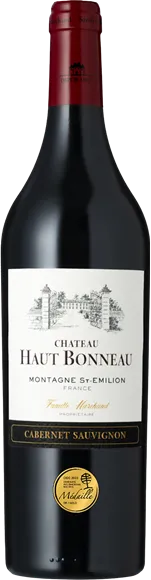 capture du vin Château Haut-Bonneau Montagne-Saint-Emilion Cabernet Sauvignon Rouge