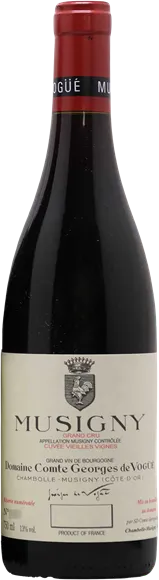 vue du vin Musigny Rouge
