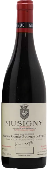 vue du vin Musigny Rouge