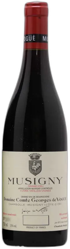 vue du vin Musigny Rouge