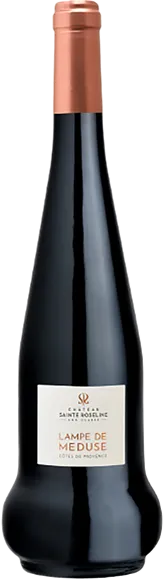vue du vin Château Sainte Roseline Lampe de Méduse Rouge