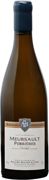 vue du vin Ballot-Millot Meursault 1er Cru "Genevrières" 2020