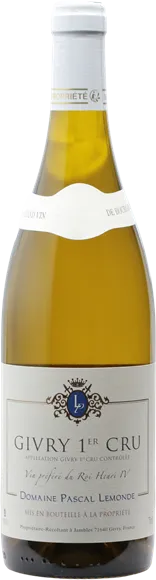 vue du vin Givry 1er Cru Blanc