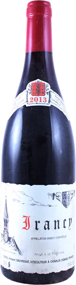 image du vin Irancy Rouge 2018 Domaine Vincent Dauvissat