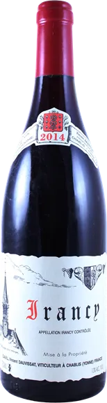 image du vin Irancy Rouge 2018 Domaine Vincent Dauvissat
