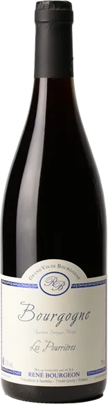 aperçu du vin Bourgogne les Pourrières Rouge 2023 Domaine René Bourgeon