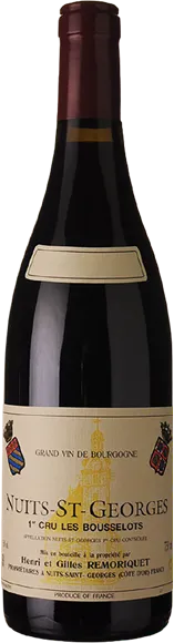 photo du vin Domaine Remoriquet Nuits-Saint-Georges 1er Cru les Bousselots Rouge