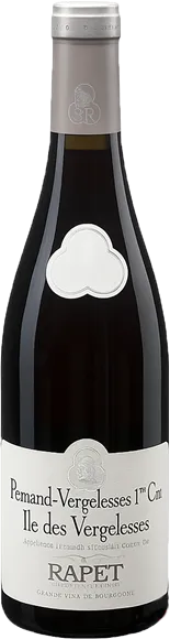 illustration du vin Pernand les Vergelesses 1er Cru 2023 Rouge Rapet Pere et Fils