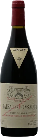 photo du vin Côtes-du-Rhône Cuvée Syrah Château de Fonsalette