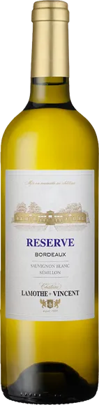 photo du vin Réserve Blanc 2025 Château Lamothe-Vincent