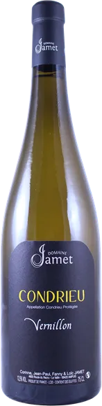 image du vin Condrieu Vernillon Blanc 2020 Domaine Jamet