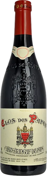 vue du vin Châteauneuf du Pape Rouge Clos des Papes Domaine Paul Avril