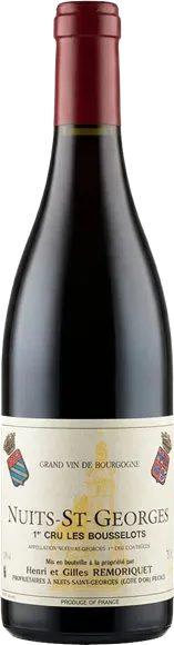 photo du vin Domaine Remoriquet Nuits-Saint-Georges 1er Cru les Bousselots Rouge