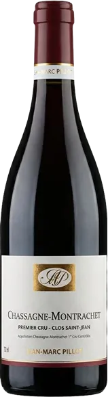 capture du vin Domaine Jean-Marc Pillot "Clos Saint Jean" 1er Cru Chassagne-Montrachet Rouge