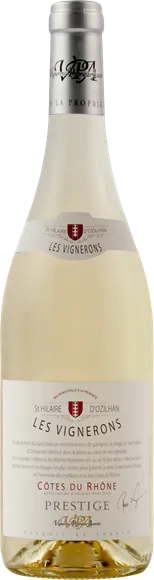 aperçu du vin Côtes du Rhône Prestige Blanc Vignerons Propriétés Associés
