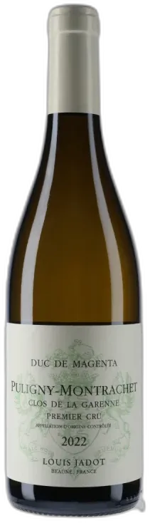 vue du vin Domaine Louis Jadot Puligny-Montrachet 1er Cru "les Folatières" 2023