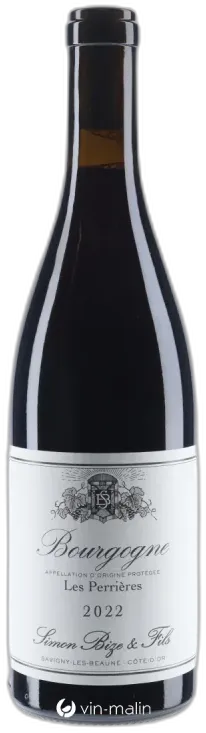photo du vin Domaine Simon Bize et Fils "les Perrieres" Bourgogne Rouge