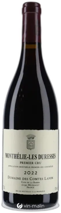 photo du vin Monthélie les Duresses 1er Cru 2021 Domaine des Comtes Lafon