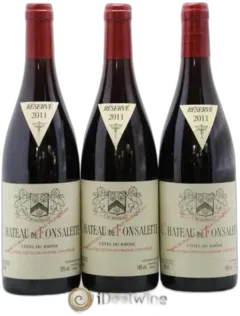 photo du vin Côtes-du-Rhône Cuvée Syrah Château de Fonsalette