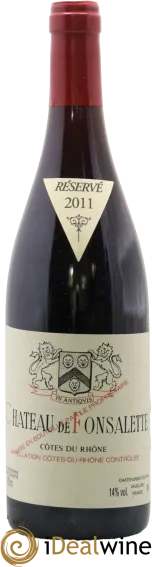 photo du vin Côtes-du-Rhône Cuvée Syrah Château de Fonsalette
