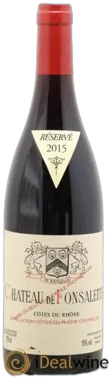 photo du vin Côtes-du-Rhône Cuvée Syrah Château de Fonsalette
