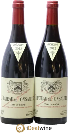 photo du vin Côtes-du-Rhône Cuvée Syrah Château de Fonsalette