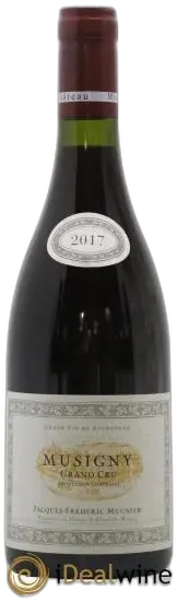 image du vin Musigny Grand Cru Jacques-Frédéric Mugnier