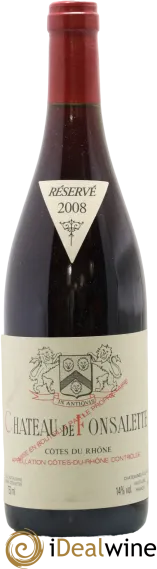 photo du vin Côtes-du-Rhône Cuvée Syrah Château de Fonsalette