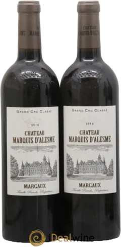vue du vin Marquis d’Alesme