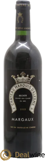 vue du vin Marquis d’Alesme