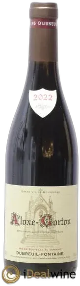 vue du vin Dubreuil-Fontaine Aloxe Corton 1994