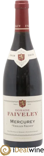 photo du vin Domaine Faiveley Mercurey la Framboisière Rouge 2023